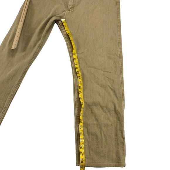 Wrangler Authentic Jeans Mens 37x32*ac 29 Denim Stretch Straight Leg Flat Front - Picture 6 of 14